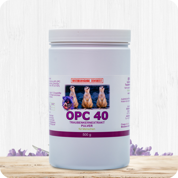 OPC 40 - Traubenkernextrakt Pulver - 500g - (40% OPC)