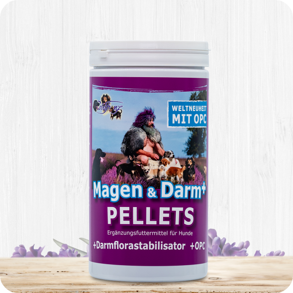 Magen & Darm Pellets + Darmflorastabilisator + OPC - 900g (nur für Hunde)